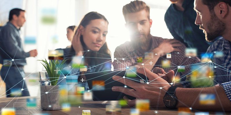 People checking out what AI can do and where humans remain irreplaceable