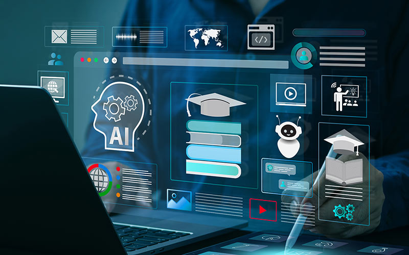 AI-powered language learning platform supporting structured lessons, personalized practice, and continuous skill development